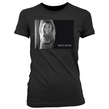 Jennifer Aniston Women's Junior Cut Crewneck T-Shirt