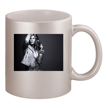 Jennifer Aniston 11oz Metallic Silver Mug