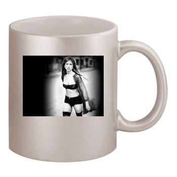 Jennifer Aniston 11oz Metallic Silver Mug