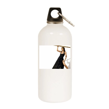 Jennifer Aniston White Water Bottle With Carabiner