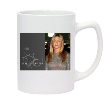 Jennifer Aniston 14oz White Statesman Mug