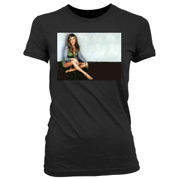 Jennifer Aniston Women's Junior Cut Crewneck T-Shirt