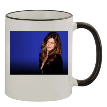 Jennifer Aniston 11oz Colored Rim & Handle Mug