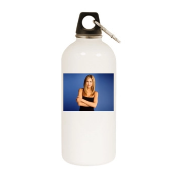 Jennifer Aniston White Water Bottle With Carabiner