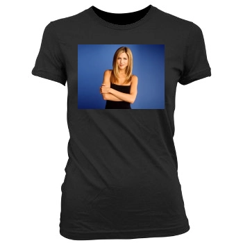 Jennifer Aniston Women's Junior Cut Crewneck T-Shirt