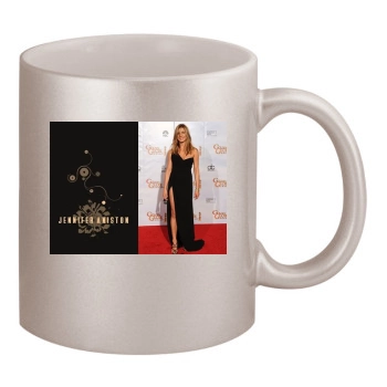 Jennifer Aniston 11oz Metallic Silver Mug