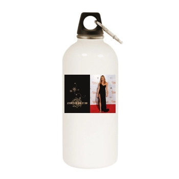 Jennifer Aniston White Water Bottle With Carabiner