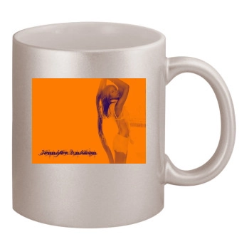 Jennifer Aniston 11oz Metallic Silver Mug