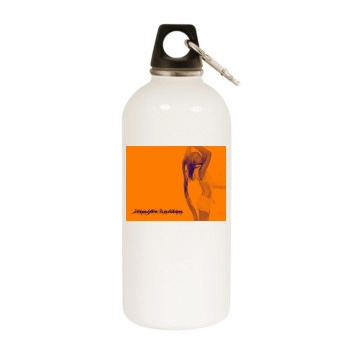 Jennifer Aniston White Water Bottle With Carabiner