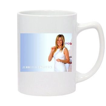 Jennifer Aniston 14oz White Statesman Mug