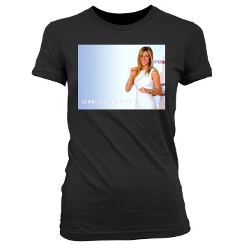 Jennifer Aniston Women's Junior Cut Crewneck T-Shirt