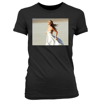 Jennifer Aniston Women's Junior Cut Crewneck T-Shirt