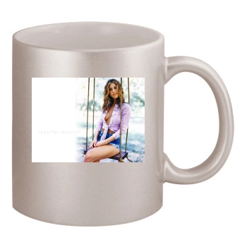 Jennifer Aniston 11oz Metallic Silver Mug