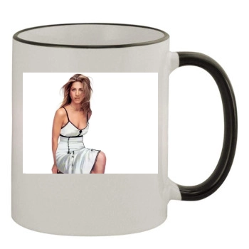 Jennifer Aniston 11oz Colored Rim & Handle Mug