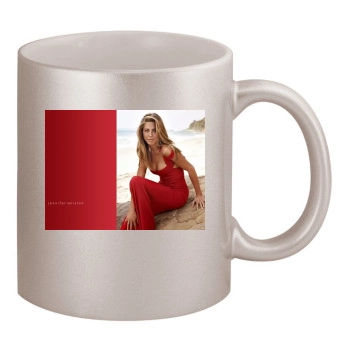 Jennifer Aniston 11oz Metallic Silver Mug