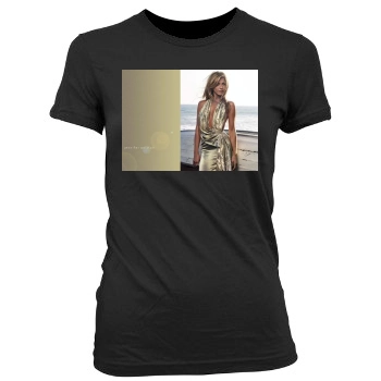 Jennifer Aniston Women's Junior Cut Crewneck T-Shirt