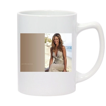 Jennifer Aniston 14oz White Statesman Mug