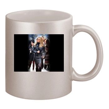 Jennifer Aniston 11oz Metallic Silver Mug