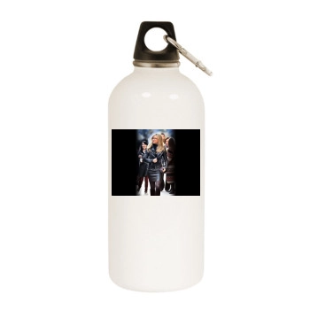 Jennifer Aniston White Water Bottle With Carabiner