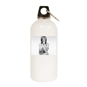 Jennifer Aniston White Water Bottle With Carabiner