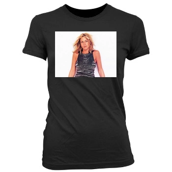 Jennifer Aniston Women's Junior Cut Crewneck T-Shirt