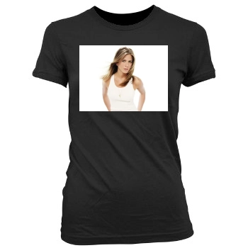 Jennifer Aniston Women's Junior Cut Crewneck T-Shirt