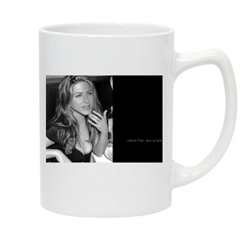 Jennifer Aniston 14oz White Statesman Mug