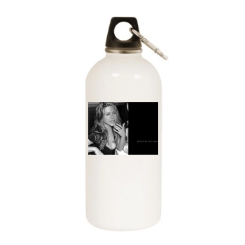 Jennifer Aniston White Water Bottle With Carabiner