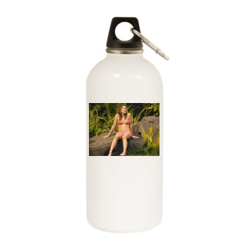 Jennifer Aniston White Water Bottle With Carabiner