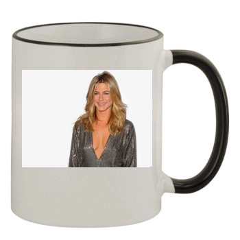 Jennifer Aniston 11oz Colored Rim & Handle Mug