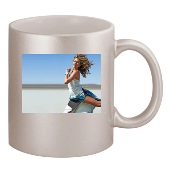 Jennifer Aniston 11oz Metallic Silver Mug