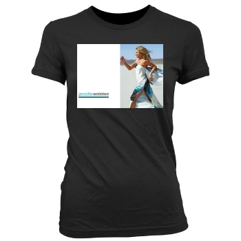 Jennifer Aniston Women's Junior Cut Crewneck T-Shirt