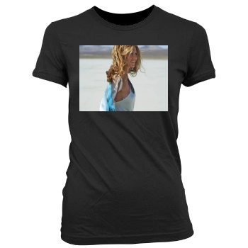 Jennifer Aniston Women's Junior Cut Crewneck T-Shirt