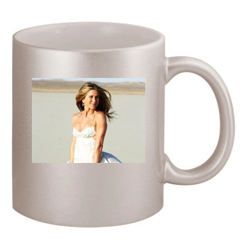 Jennifer Aniston 11oz Metallic Silver Mug