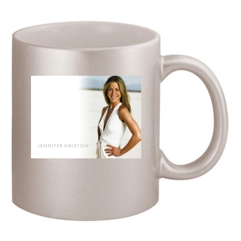 Jennifer Aniston 11oz Metallic Silver Mug