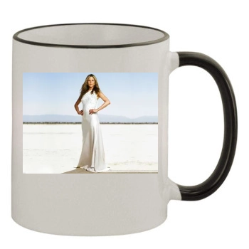 Jennifer Aniston 11oz Colored Rim & Handle Mug