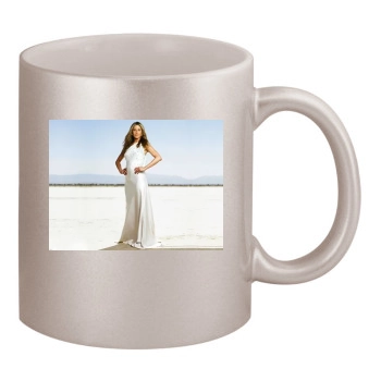 Jennifer Aniston 11oz Metallic Silver Mug