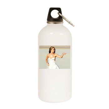 Jennifer Aniston White Water Bottle With Carabiner