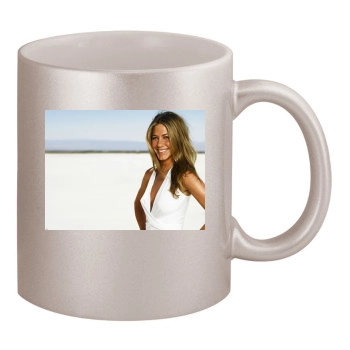 Jennifer Aniston 11oz Metallic Silver Mug