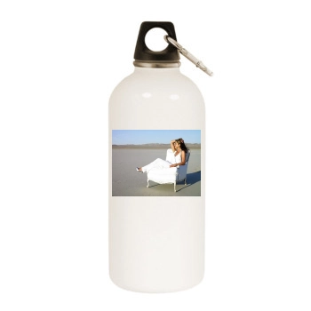 Jennifer Aniston White Water Bottle With Carabiner