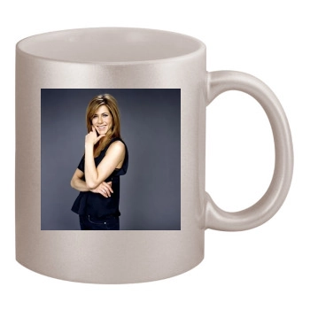 Jennifer Aniston 11oz Metallic Silver Mug