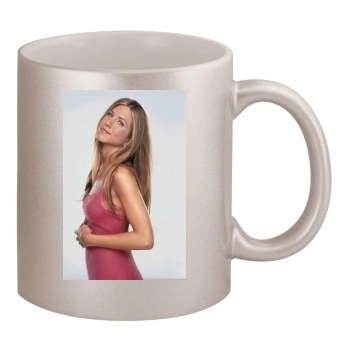 Jennifer Aniston 11oz Metallic Silver Mug