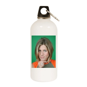 Jennifer Aniston White Water Bottle With Carabiner