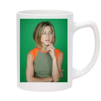 Jennifer Aniston 14oz White Statesman Mug