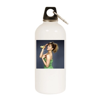 Jennifer Aniston White Water Bottle With Carabiner