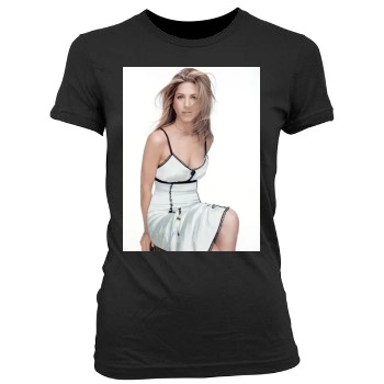 Jennifer Aniston Women's Junior Cut Crewneck T-Shirt