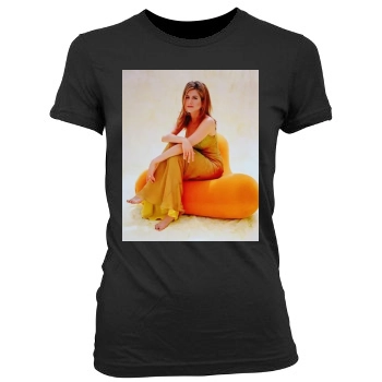 Jennifer Aniston Women's Junior Cut Crewneck T-Shirt