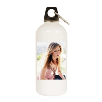 Jennifer Aniston White Water Bottle With Carabiner