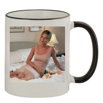 Jennifer Aniston 11oz Colored Rim & Handle Mug