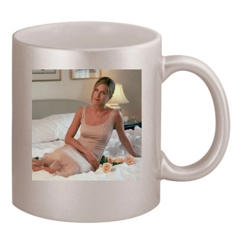 Jennifer Aniston 11oz Metallic Silver Mug